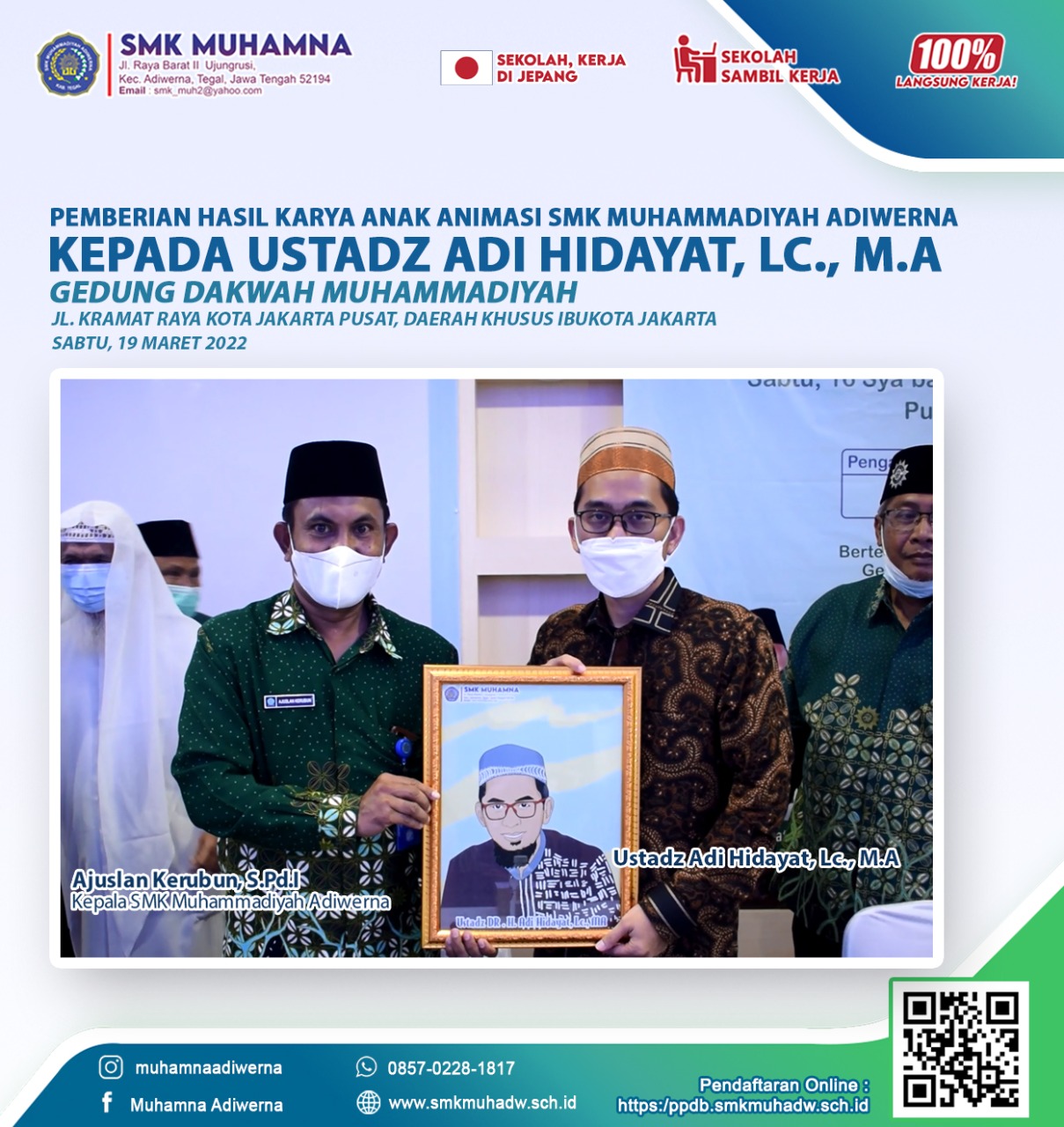Hasil Karya Jurusan Animasi Untuk Ustadz Adi Hidayat, LC., M.A