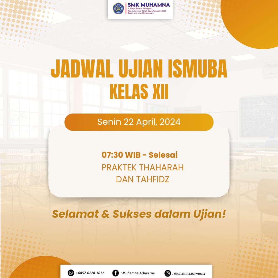UJIAN PRAKTIK KELS XII ISMUBA