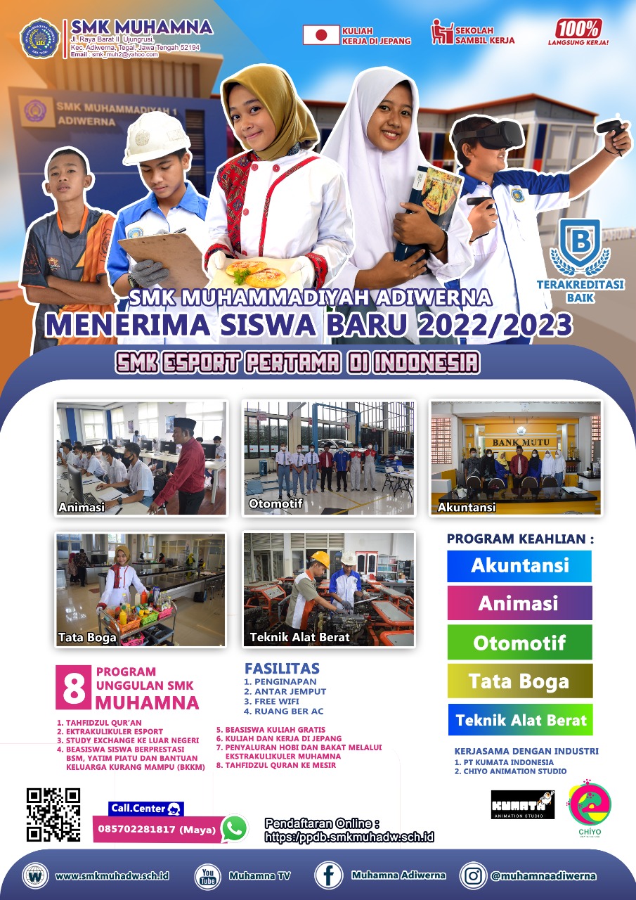 SMK Muhamna telah membuka jurusan baru: Tata Boga dan Teknik Alat Berat