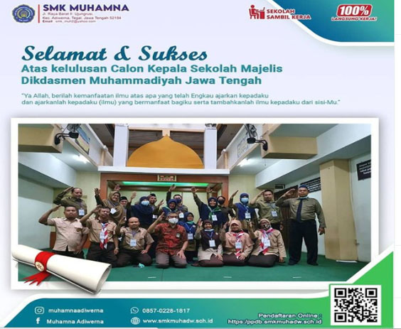 Kelulusan Calon Kepala Sekolah Majelis Dikdasmen Muhammadiyah Jawa Tengah